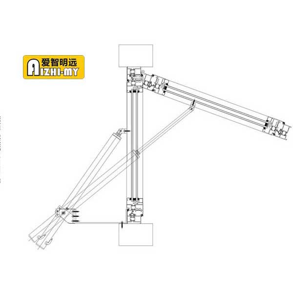 愛智LG型螺桿機安裝節點圖